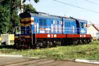 Die bunte ChME3-775 im Depot Tschernigow