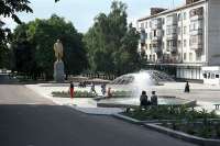 Springbrunnen in Verchnedneprovsk